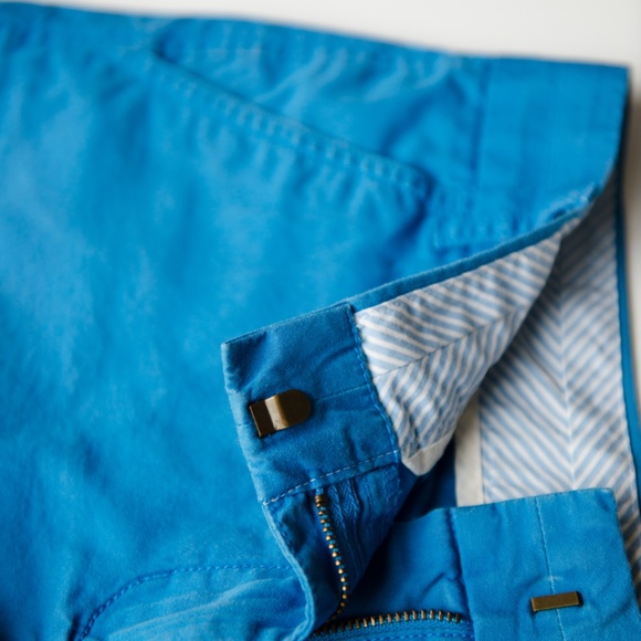 J Crew Chino Broken-In Blue Shorts Size 4 - Picture 5 of 11